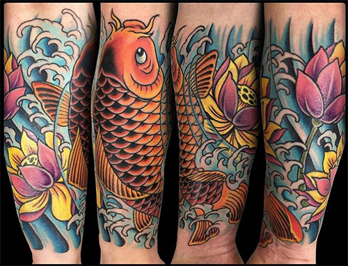 tatuaggio carpa giapponese