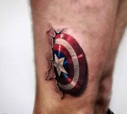 Tatuaggio capitan america