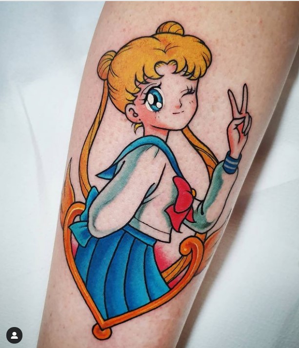 Tatuaggio cartoon Sailor Moon