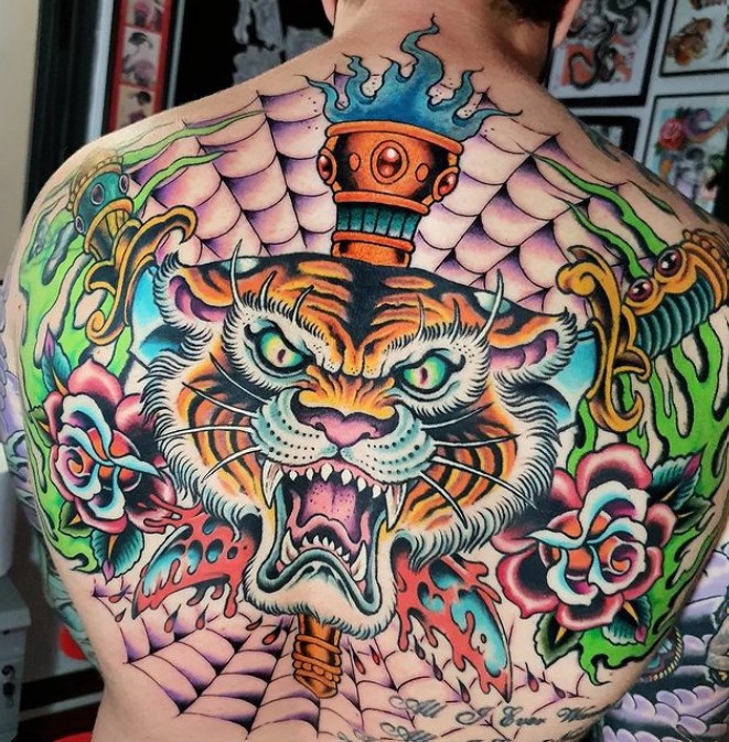 tatuaggio tigre giapponese