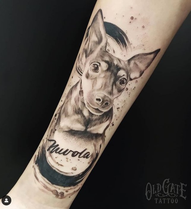 Tattoo ricordo amico cane
