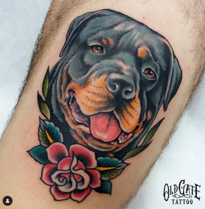 Tattoo rottweiler