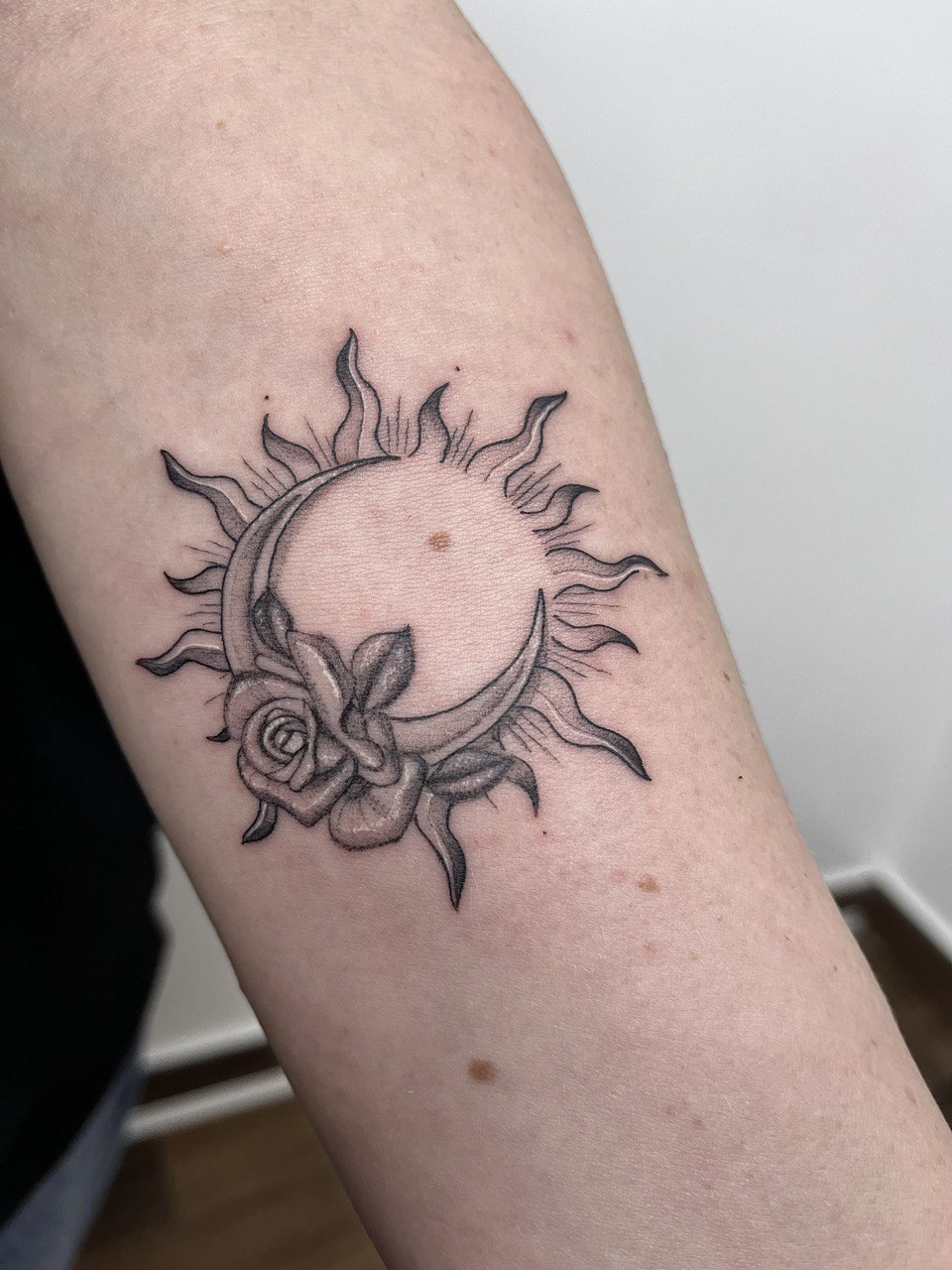 Tatuaggio Sole luna