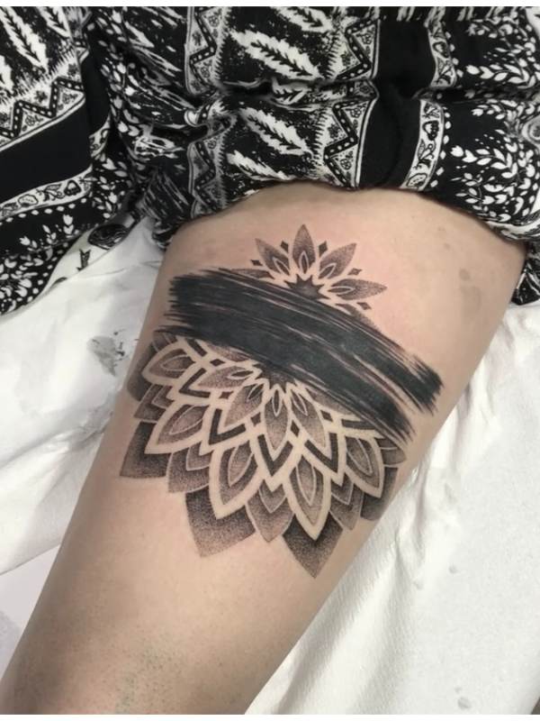 tatuaggio fiore di loto